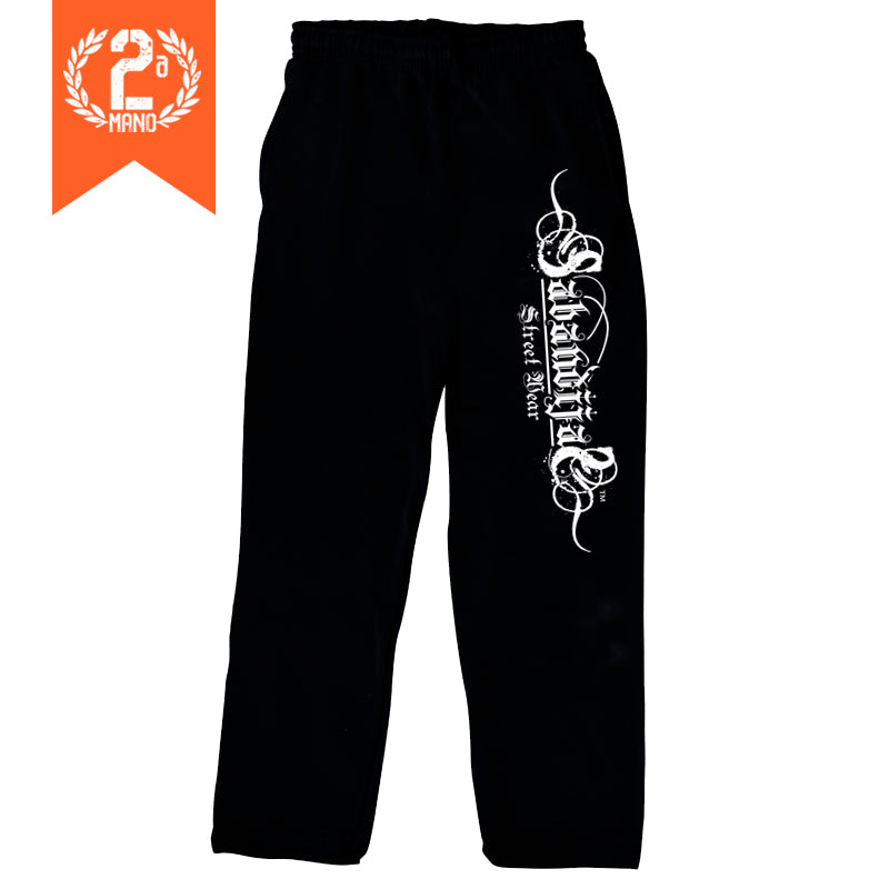 2ª MANO: Pantalón chándal SABANDIJAS logo en pierna – Liquidación