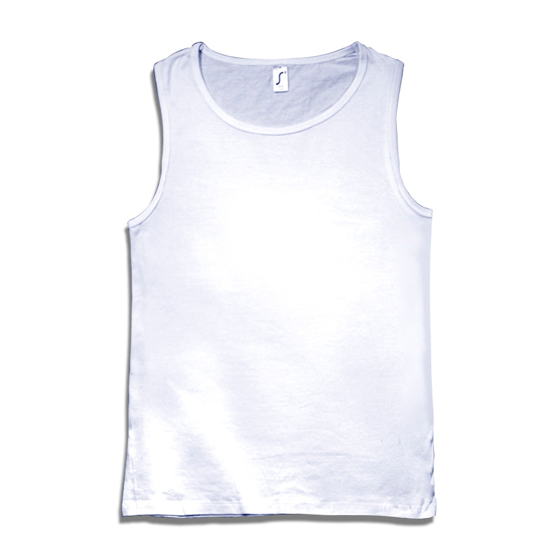 Camiseta de tirantes para hombres blanco de compresión acanalada camiseta  de los hombres A camisas de los tanques del músculo camiseta