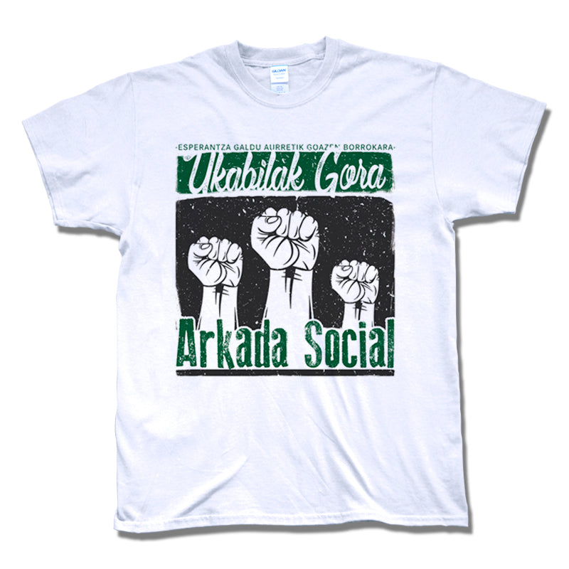 Camiseta manga corta hombre ARKADA SOCIAL Ukabilak gora