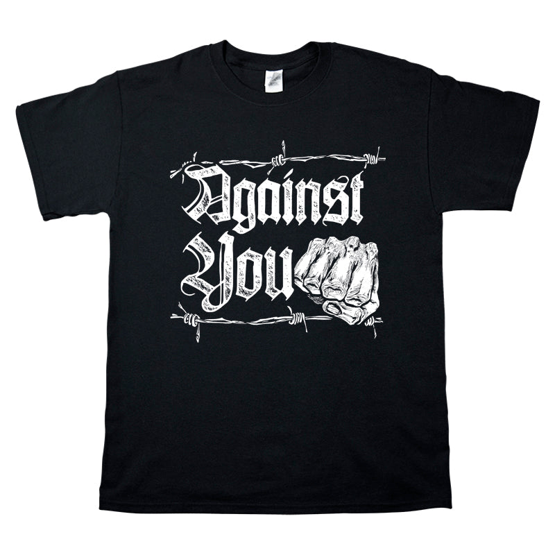 Camiseta manga corta hombre AGAINST YOU puño y alambre