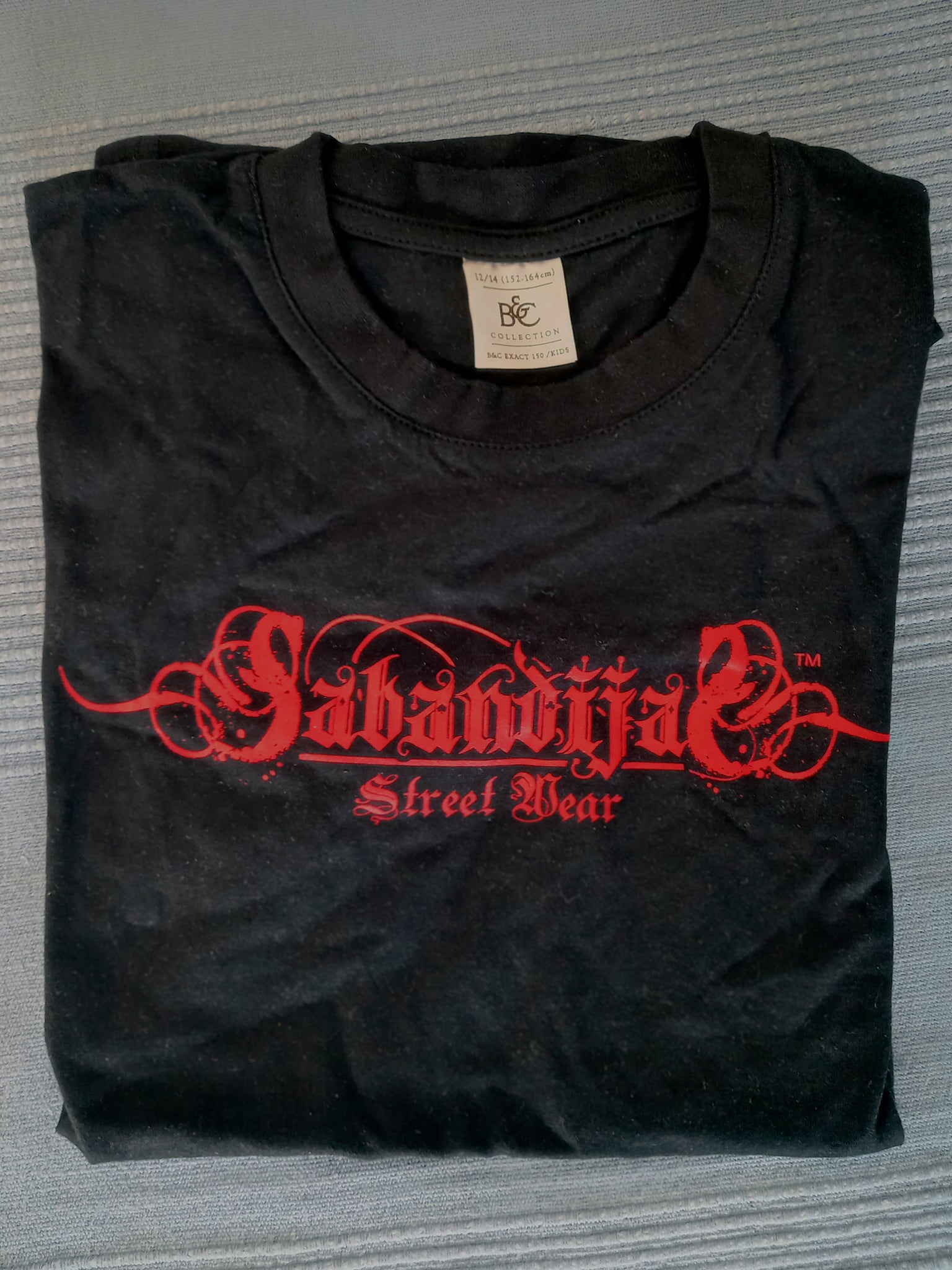 2ª MANO: Camiseta manga corta hombre SABANDIJAS logo negra