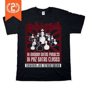 2ª MANO: Camiseta manga corta hombre SABANDIJAS lucha de clases