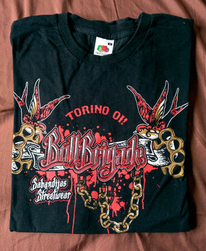 2ª MANO: Camiseta manga corta hombre BULL BRIGADE Torino oi!