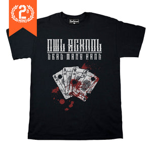 2ª MANO: Camiseta manga corta hombre OWL SCHOOL dead man's hand