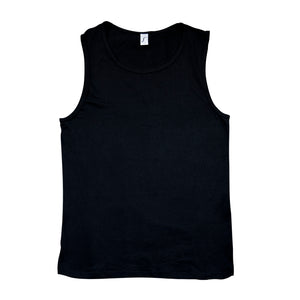 Camiseta tirantes negra hombre SIN ESTAMPAR – Liquidación Sabandijas