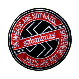 Parche bordado SABANDIJAS skins are not nazis