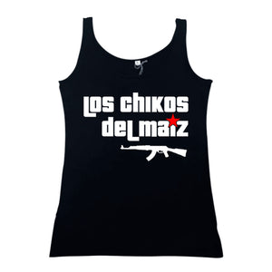 Camiseta tirantes hombre LOS CHIKOS DEL MAÍZ logo