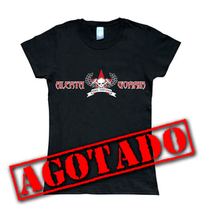 Camiseta manga corta mujer ALERTA GORRIA logo
