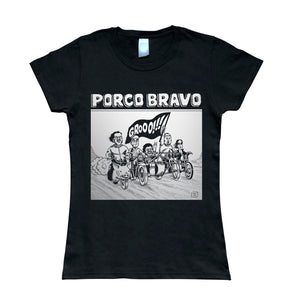 Camiseta manga corta mujer PORCO BRAVO portada
