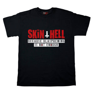 Camiseta manga corta hombre SKINHELL FACTORY blaspheming is not enough