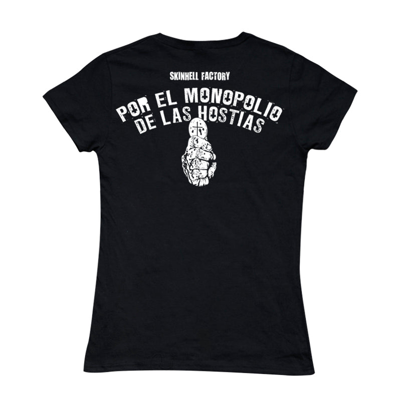 Camiseta manga corta mujer SKINHELL FACTORY monopolio
