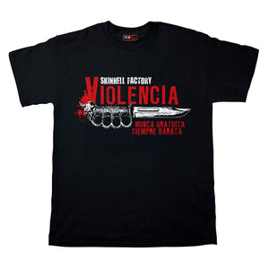Camiseta manga corta hombre SKINHELL FACTORY violencia