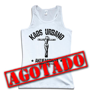 Camiseta tirantes mujer KAOS URBANO skingirl crucificada