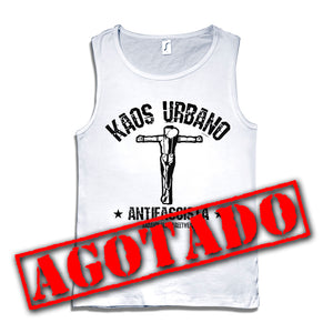 Camiseta de tirantes hombre KAOS URBANO skinhead crucificado