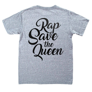 Camiseta gris manga corta hombre IRA rap save the queen