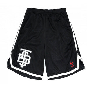 Pantalón basket BESTIARGH! logo BST negro/blanco