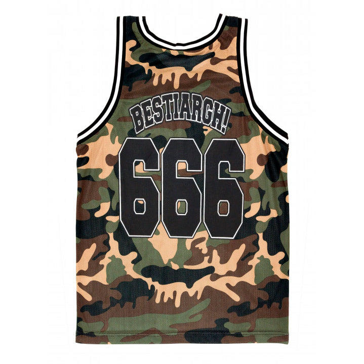 Camiseta basket hombre BESTIARGH! 666 camuflaje