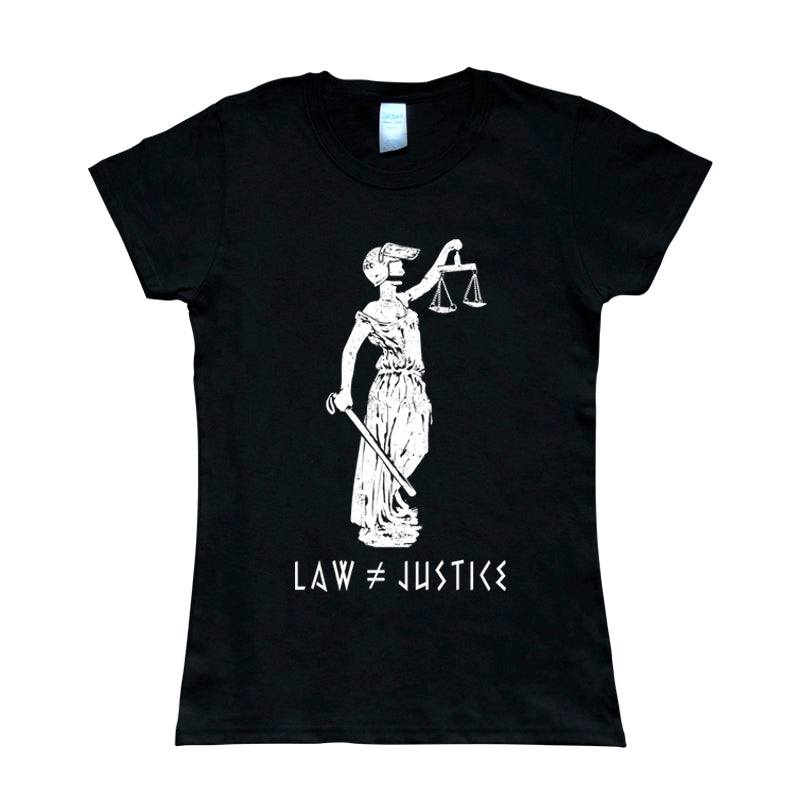 Camiseta manga corta mujer LIQ.SBNDJS Justice and law